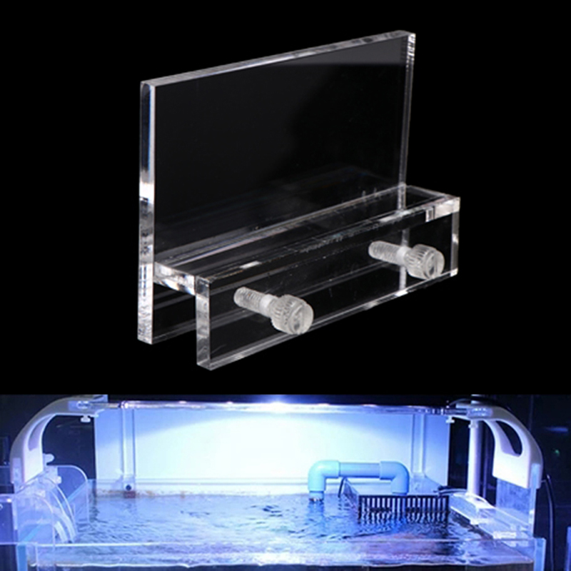 Aquarium Fish Elevator - 1ชิ้นอะคริลิคใสใสใสตู้ปลาตู้ปลาที่วางโคมไฟ LED ที่ยึดขาตั้งติดตั้งง่ายไม่ต้องเจาะรู