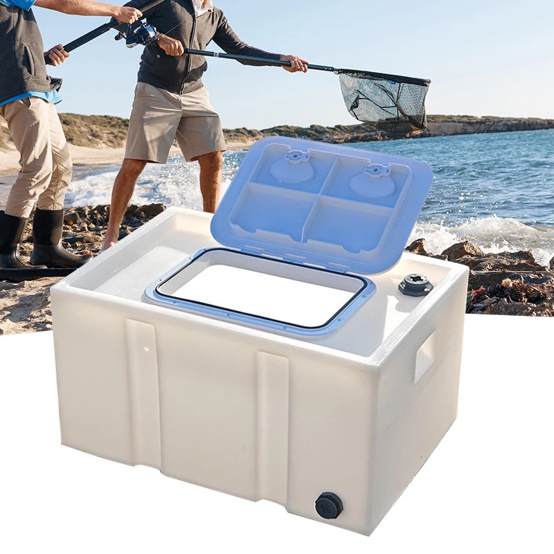 Aquarium Fish Buy - ถังใส่ปลาสดแบบหนาพิเศษ 40L/60L/70L กล่องตกปลาแบบใหม่ สำหรับขนส่ง ถังเก็บพลาสติกที่เป็นมิตรกับสิ่งแวดล้อม