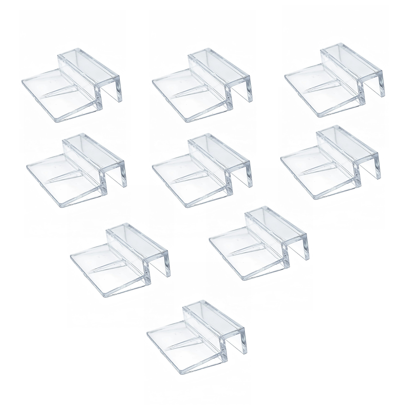 Aquarium Fish Elevator - คลิปอะคริลิคสำหรับตู้ปลา 10 ชิ้น ที่ยึดฝาครอบกระจกใส อุปกรณ์เสริมสำหรับตู้ปลา