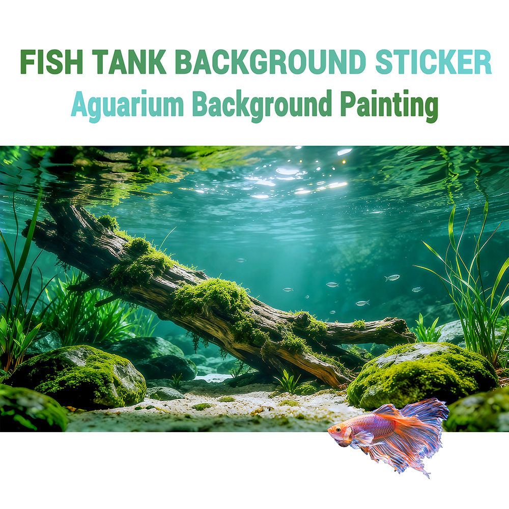 Aquarium Fish Games - ไม้แห้งที่ก้นแม่น้ำ, สติ๊กเกอร์ติดตู้ปลา, ของตกแต่งภูมิทัศน์, ของประดับตกแต่งตู้ปลา