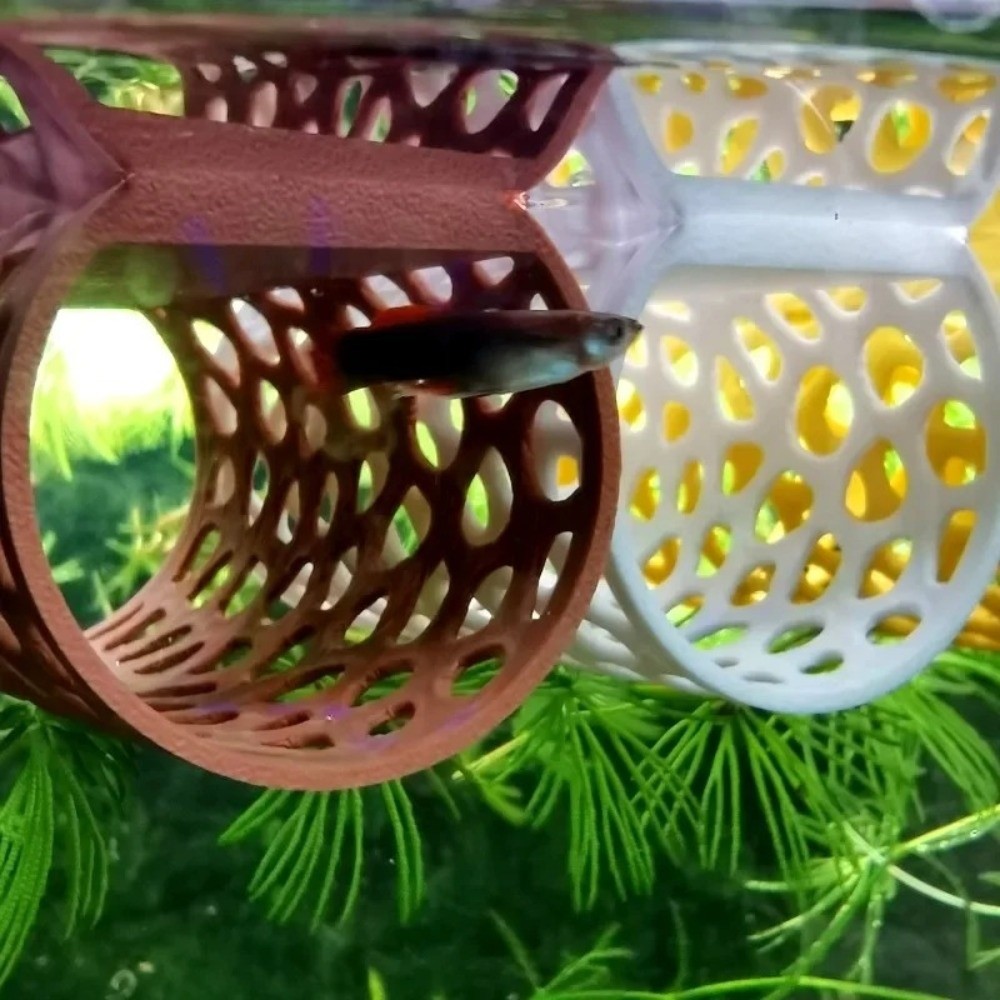 Aquarium Fish Games - อุโมงค์ตู้ปลา ที่หลบซ่อนสำหรับปลาในตู้ ท่อโปร่งสำหรับตกแต่ง ที่อยู่อาศัยแบบโปร่ง ที่หลบซ่อนสำหรับกุ้ง พิมพ์แบบ