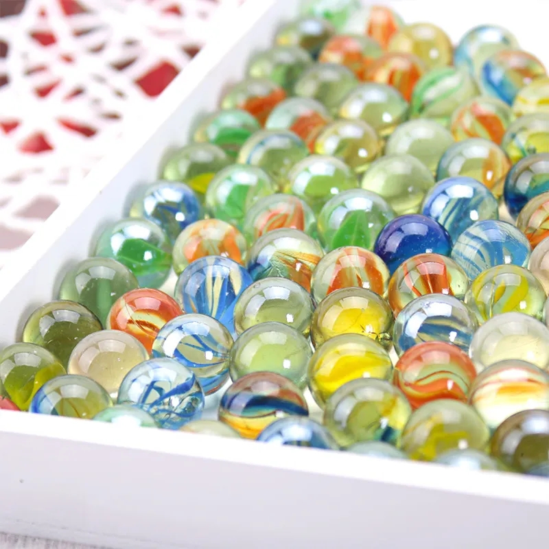 10/50PCS 25/14 มม.แก้วที่มีสีส - Aquarium Fish Games บทวิจารณ์และราคา