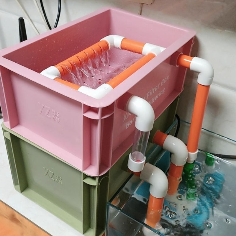 กล่องกรองน้ำสำหรับตู้ปลา กล่อง - Fish Tank Filter Aquarium บทวิจารณ์และราคา