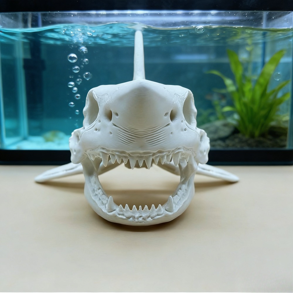 โครงกระดูกฉลามพิมพ์ 3 มิติ อุป - Aquarium Fish Games บทวิจารณ์และราคา