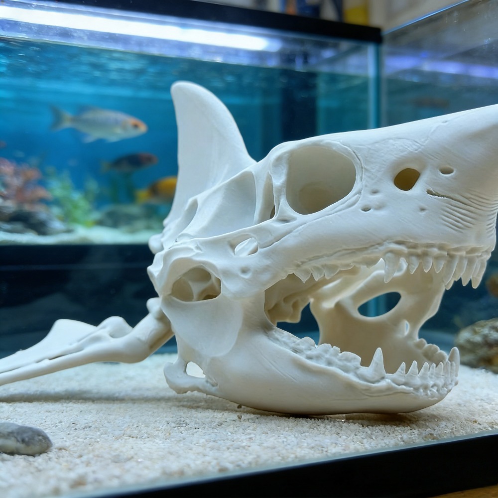 โครงกระดูกฉลามพิมพ์ 3 มิติ อุป - Aquarium Fish Games บทวิจารณ์และราคา