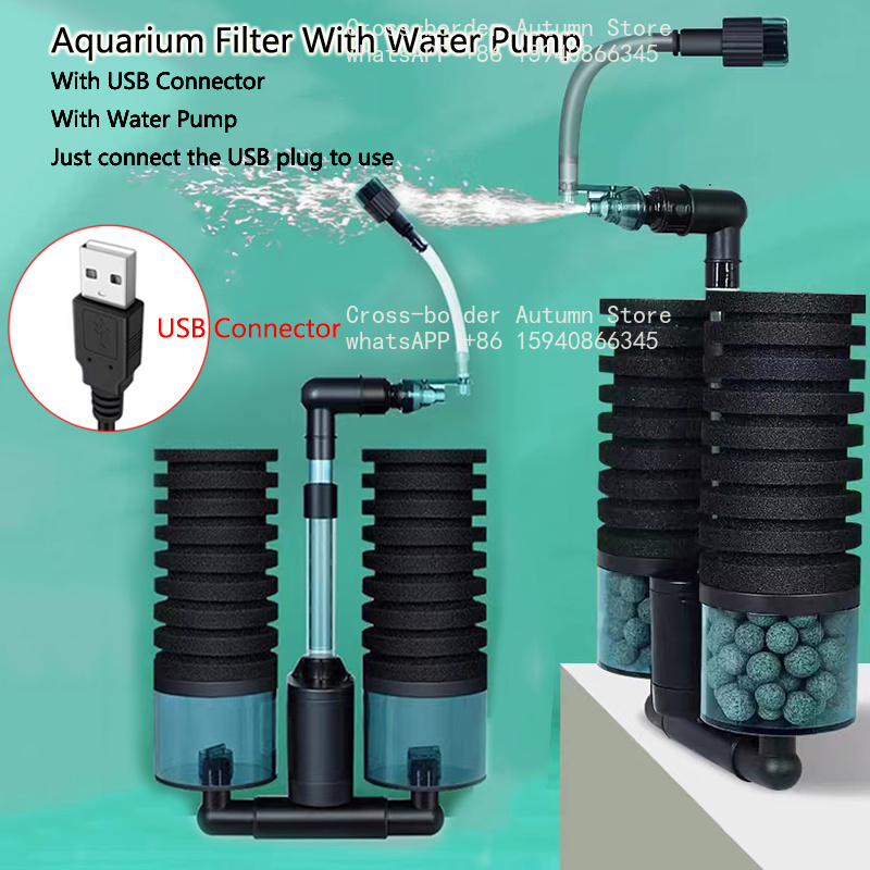เครื่องกรองตู้ปลาแบบ USB พร้อม - Aquarium Fish Electric บทวิจารณ์และราคา