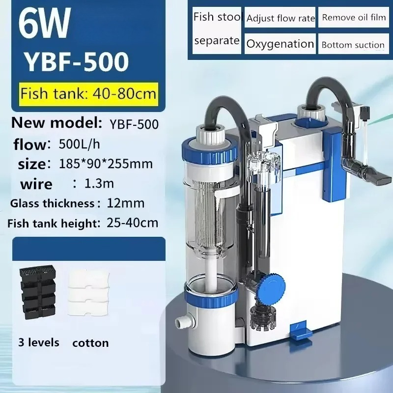 ถังกรองน้ำตู้ปลาแบบแขวนผนัง YB - Fish Tank Filter Aquarium บทวิจารณ์และราคา
