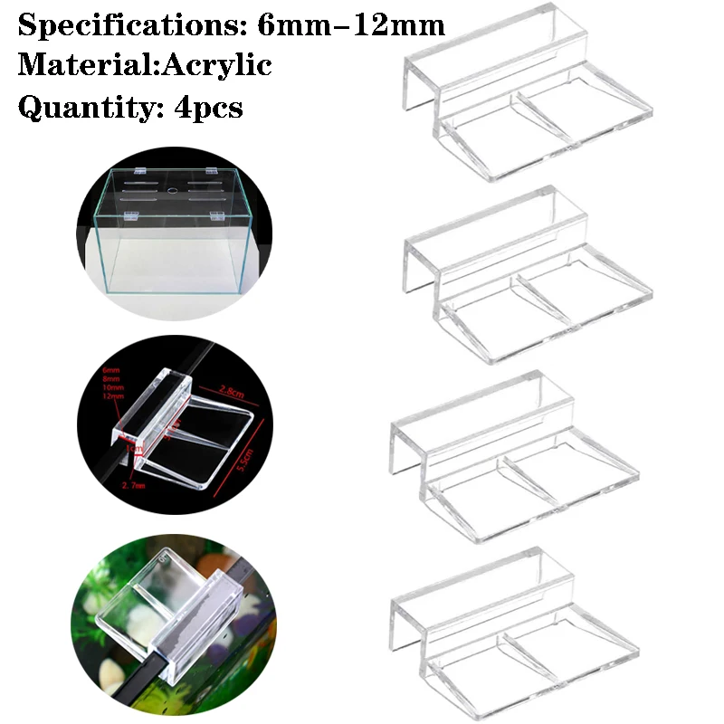 6mm/8mm/10mm/12mm 4pcs ถังปลาค - Aquarium Fish Elevator บทวิจารณ์และราคา