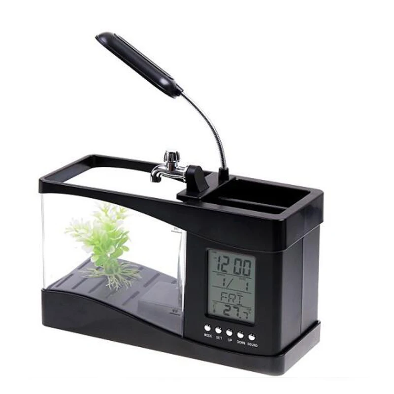ตู้ปลาตั้งโต๊ะขนาดเล็กแบบ USB  - Aquarium Fish Electric บทวิจารณ์และราคา