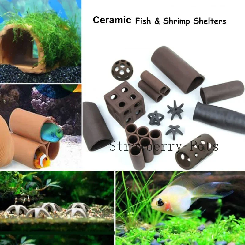 เซรามิคตกแต่งตู้ปลาปลากุ้ง She - Aquarium Fish Games บทวิจารณ์และราคา