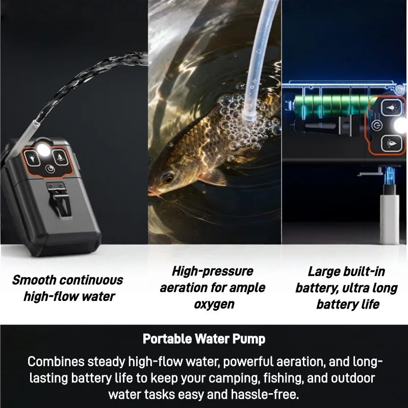 ปั๊มน้ำไฟฟ้าแบบพกพา ชาร์จ USB  - Aquarium Fish Electric บทวิจารณ์และราคา