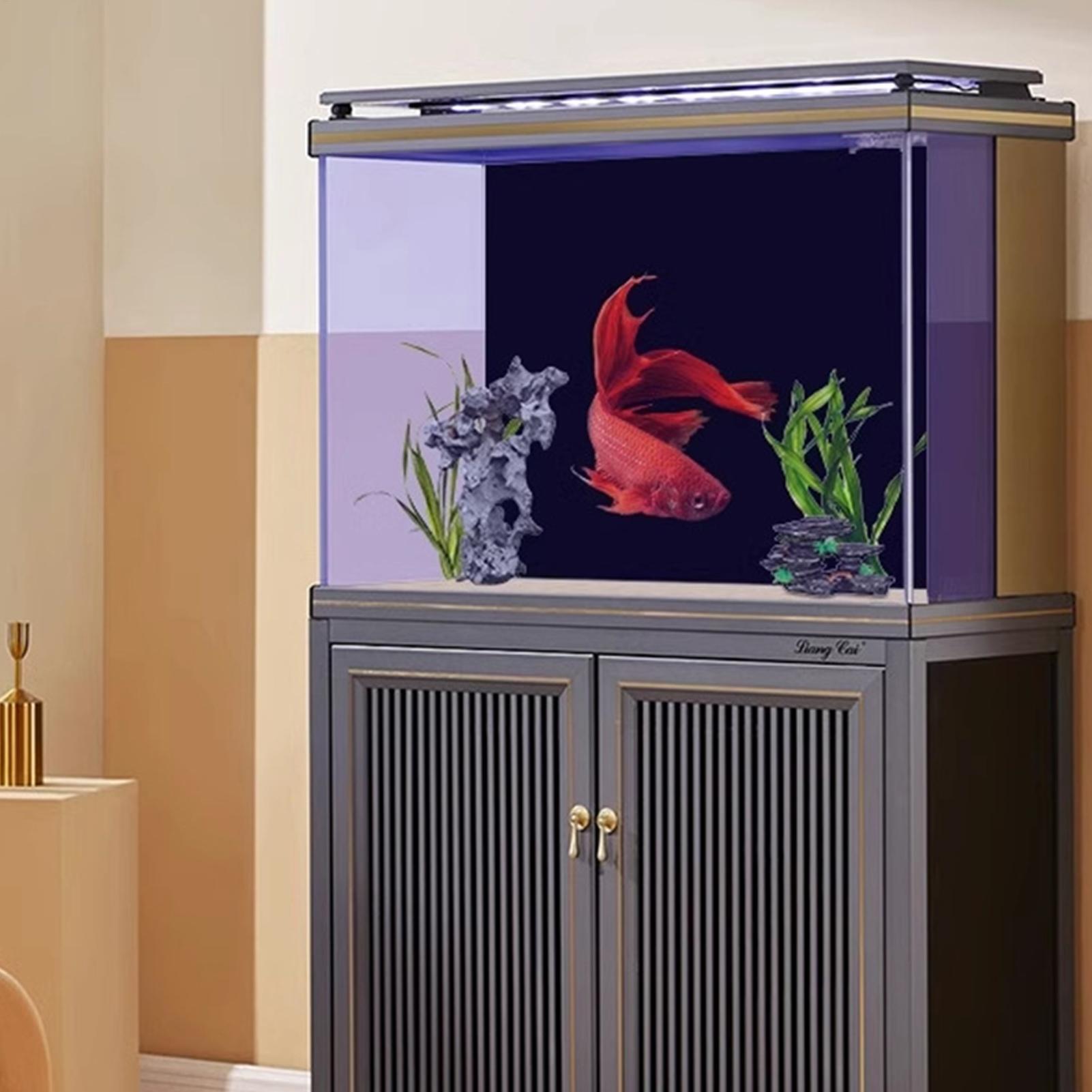 ฉากหลังตู้ปลาแบบติดด้วยไฟฟ้าสถ - Aquarium Fish Elevator บทวิจารณ์และราคา