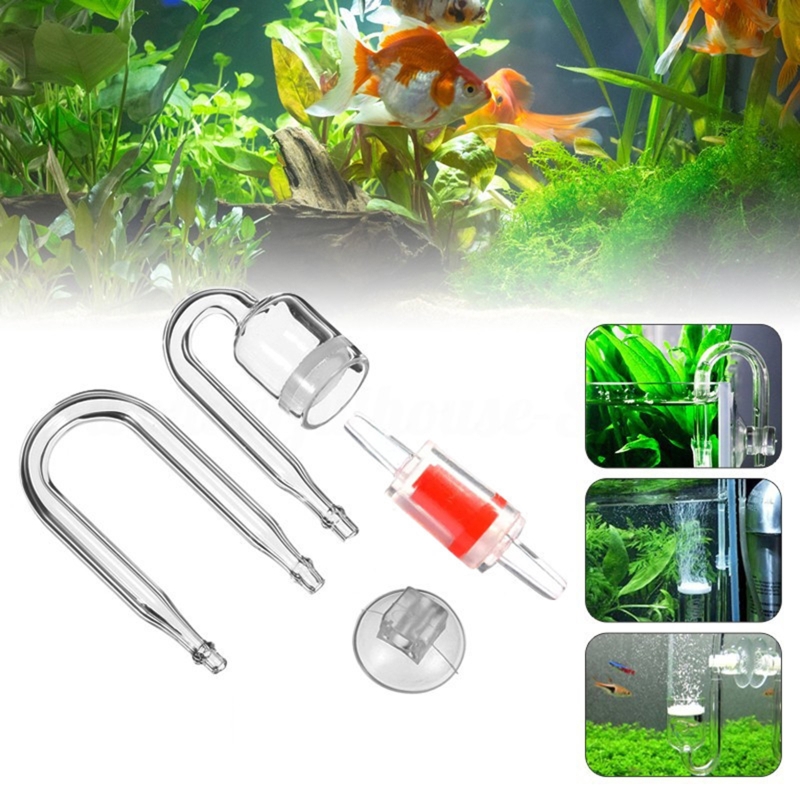 DIY ชุดกระจาย CO2 4ชิ้นสำหรับต - Aquarium Fish Buy บทวิจารณ์และราคา
